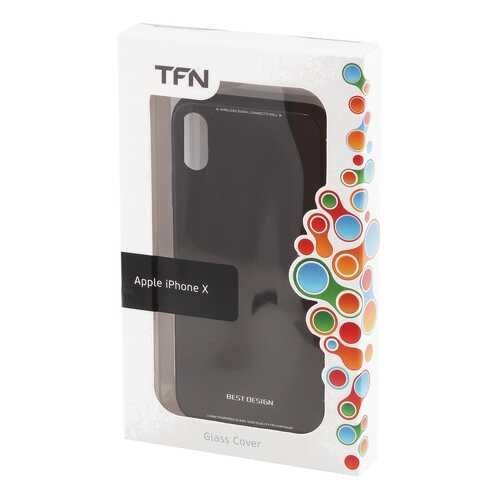 Чехол TFN для Iphone X Glass Black