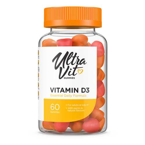 UltraVit Vitamin D3 Gummies, 60 таб