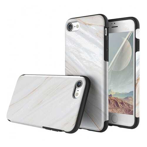 Чехол Rock Origin Series (Textured marble) для Apple iPhone 7/8 White marble
