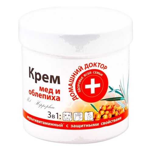 Крем Домашний доктор с медом и облепихой, 250 мл