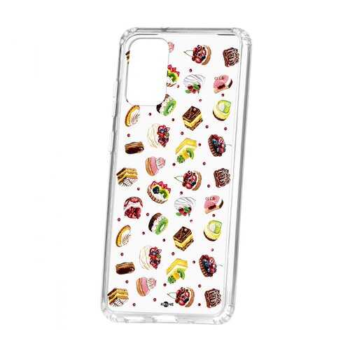 Чехол Kruche Samsung Galaxy S20 Plus Print Cake