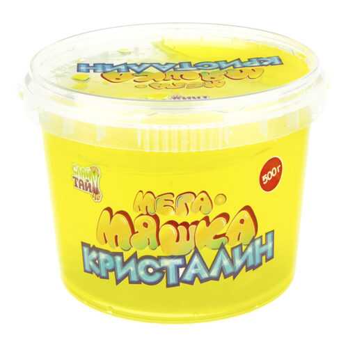 Мега-Мяшка 1TOY Кристалин желтая, 500 г