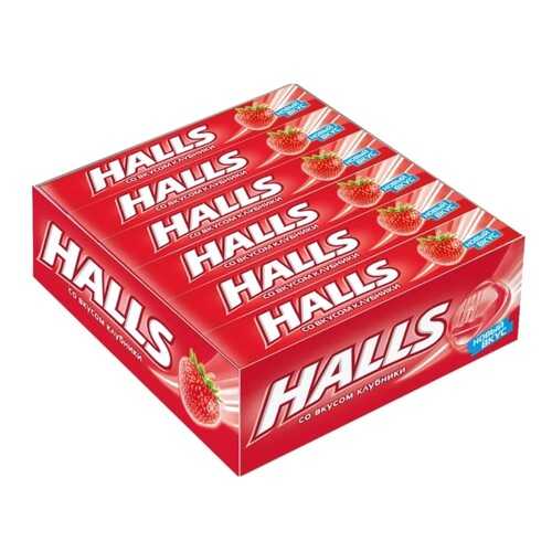 Карамель Halls клубника 12 шт