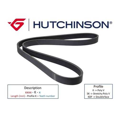 Поликлиновой ремень HUTCHINSON 1275 K 7