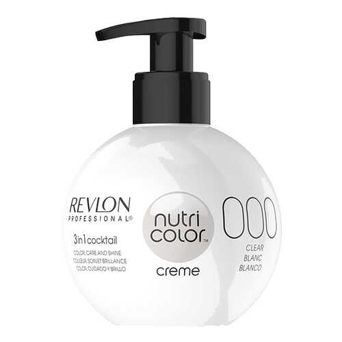 Тонирующий бальзам Revlon Professional Nutri Color Creme White 000 Белый 250 мл