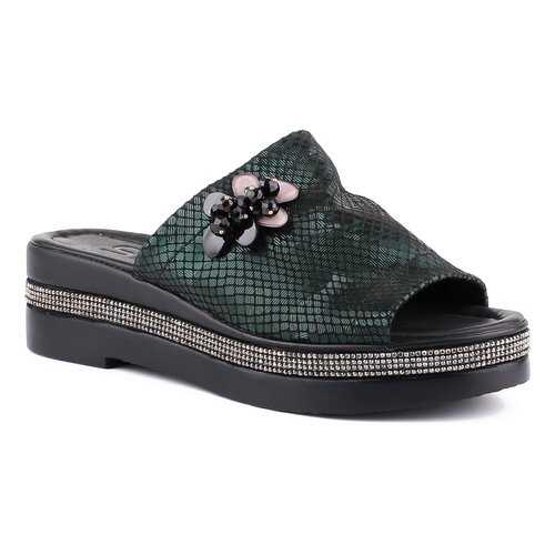 Сабо женские Shoes Market 66817428-PA-E201-BA91 зеленые 38 RU