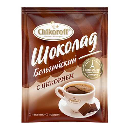 Напиток из цикория Шоколад Бельгийский, порционный Chikoroff 12 г