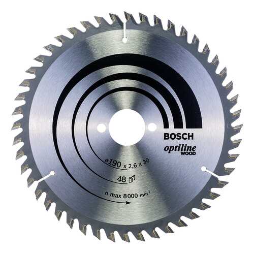 Диск по дереву Bosch STD WO 190x30-48T 2608640617