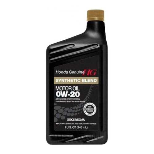 Масло Моторное Синтетическое 946мл - 0w20 Full Synthetic (Sn) HONDA арт. 87989063