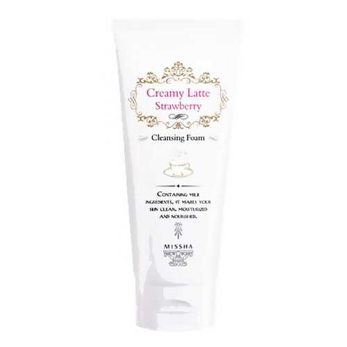 Средство для умывания MISSHA Creamy Latte Strawberry Cleansing Foam 172 мл