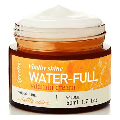 Крем для лица Aperire Vitality shine water-full vitamin интенсивно увлажняющий 50 мл