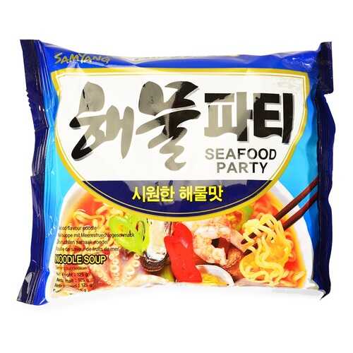 Лапша Samyang с морепродуктами, 125г, Южная Корея