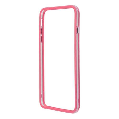 Чехол/накладка 'LP' Bumpers для iPhone 6/6s Plus (розовый/прозрачный) блистер