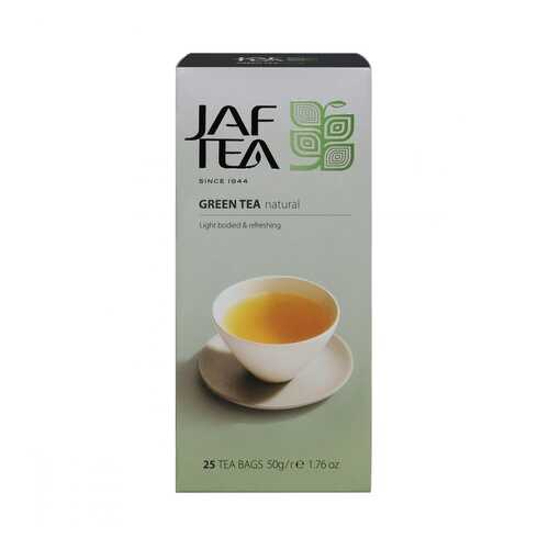 Чай Jaf Tea Green Natural зеленый 25 пакетиков