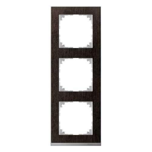 Рамка Schneider Electric Merten SM M-Pure Decor 3-ая Венге/Алюминий