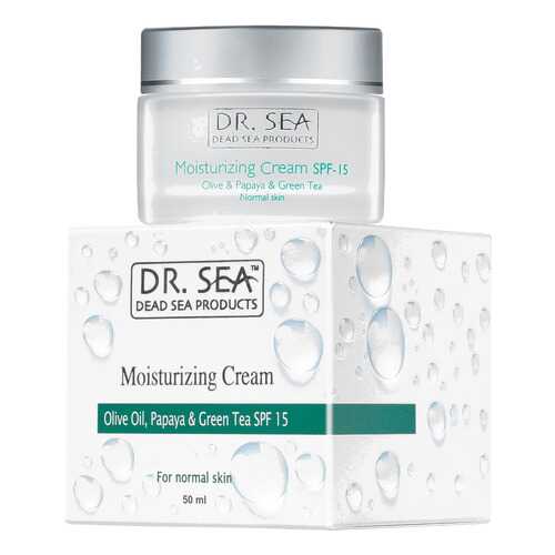 Крем для лица Dr. Sea С маслом оливы, экстрактом папайи и зеленого чая SPF 15 50 мл