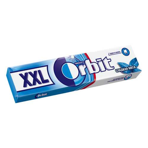 Жевательная резинка Orbit xxl сладкая мята 20.4 г