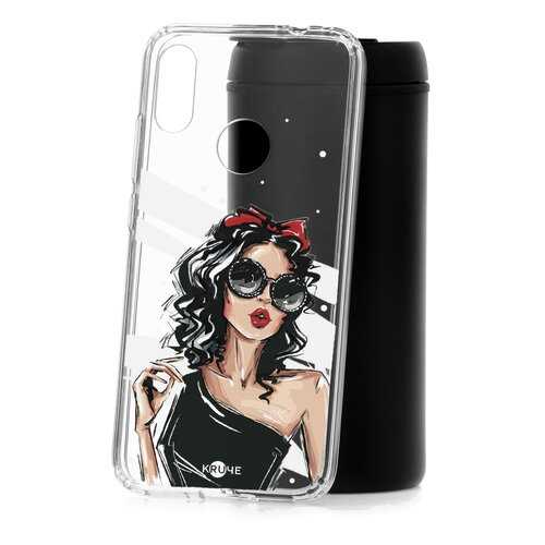 Чехол Xiaomi Redmi Note 7 Kruche Print Фэшн леди