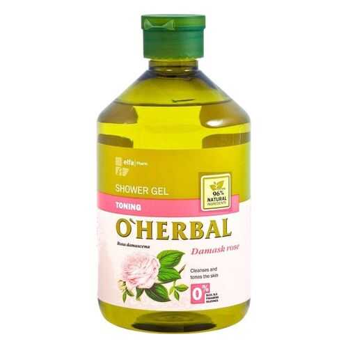 Тонизирующий гель для душа с экстрактом дамасской розы O'Herbal 500 мл