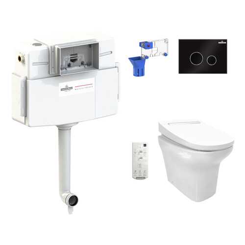 Комплект 5 в 1 приставной унитаз Lavinia Boho Smart N-Flash Multi 39400300, умный