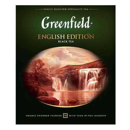 Чай черный Greenfield English Edition 100 пакетиков