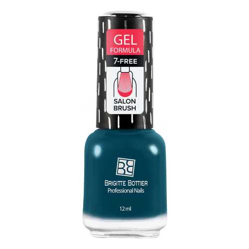 Лак с гелевым эффектом Brigitte Bottier Gel Formula тон 72 морская волна, 12 мл