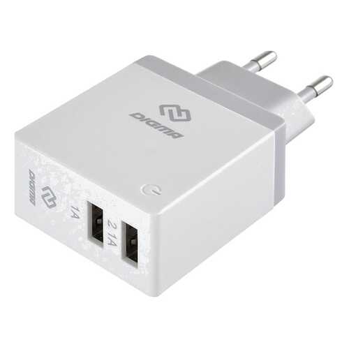Сетевое зарядное устройство Digma DGWC-2U-3A-WG White