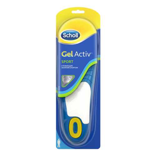 Стельки для обуви Scholl gelactiv sport для мужчин р.42-47
