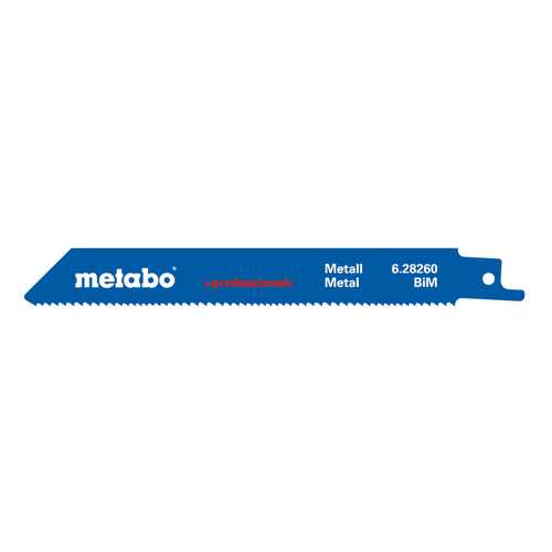 Полотно по металлу для сабельных пил metabo 628260000