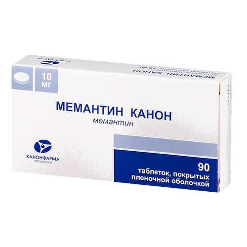 Мемантин Канон таблетки 10 мг 30 шт.