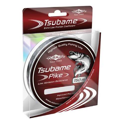 Леска монофильная Mikado Tsubame Pike 0,3 мм, 150 м, 11,2 кг