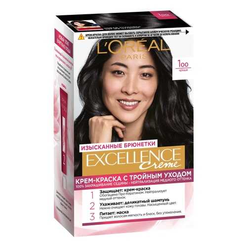 Крем-краска для волос L'Oreal Paris Excellence Черный
