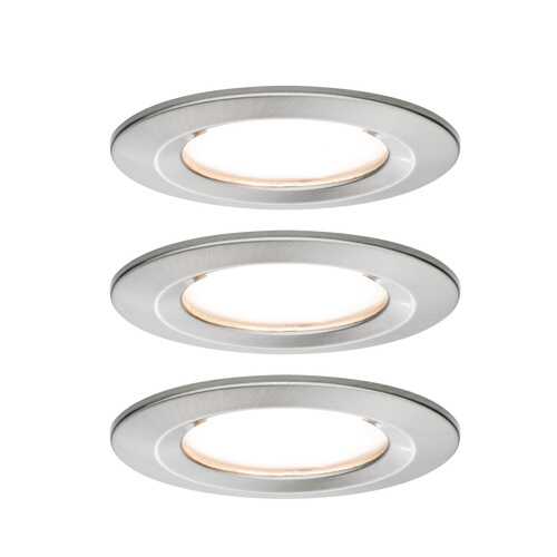 Светильник встраиваемый, комплект Nova Coin 3stepdim LED 3x6,5W 93494