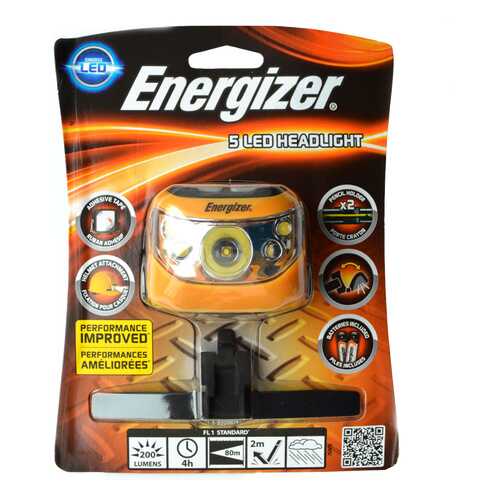 Фонарь Energizer 5LED желтый/черный (638866)