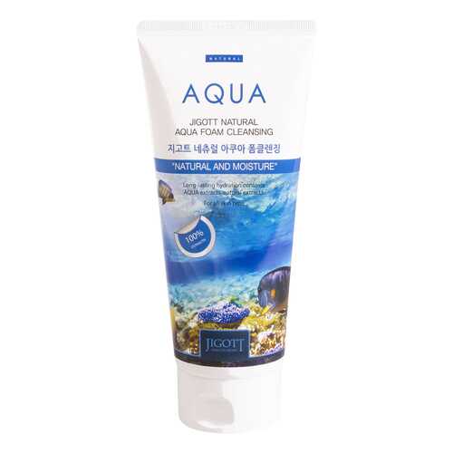 Пенка для умывания Jigott Aqua Foam Cleansing 180 мл
