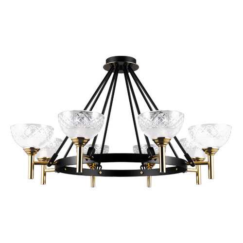Подвесная люстра Lumien Hall 3301/8H-GD-BK