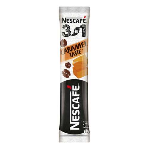 Кофе карамельный NESCAFE 3в1 растворимый порционный, 10 порций по 14.5г