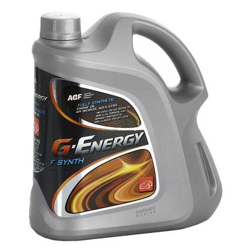 Моторное масло Gazpromneft G-Energy F Synth 5W-40 5л