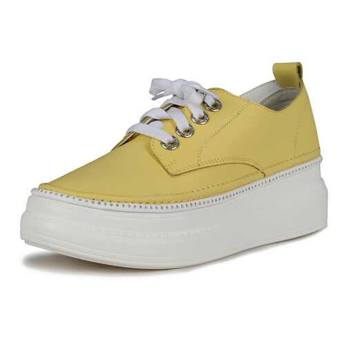 Кеды женские Alessio Nesca K0611LC-1C желтые 37 RU