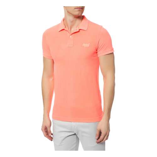 Поло мужское Superdry розовое L