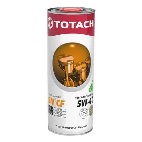 Моторное масло Totachi Niro LV Synthetic SN/CF 5W-40 1л