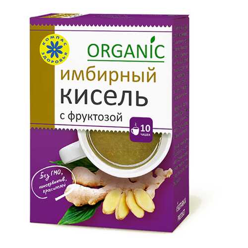 Кисель с фруктозой Имбирный Компас здоровья 150 г