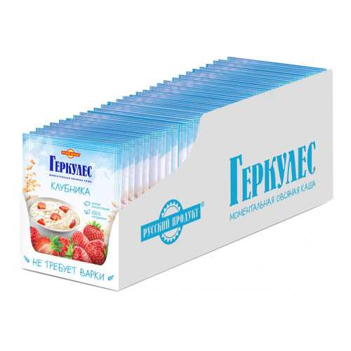 Овсяная каша Русский продукт моментальная геркулес микс 10 видов по 3 пакета по 35 г