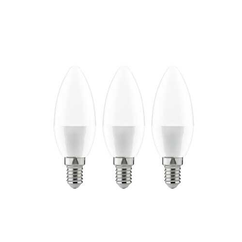 Лампа LED 3er-Pack Kerze 4W E14 230V 2700K 28426