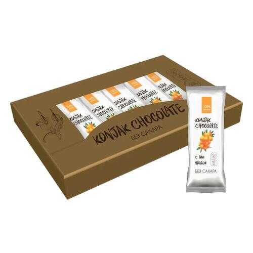 Шоколад без сахара KONJAK CHOCOLATE Облепиховый, кор. 10 шт.