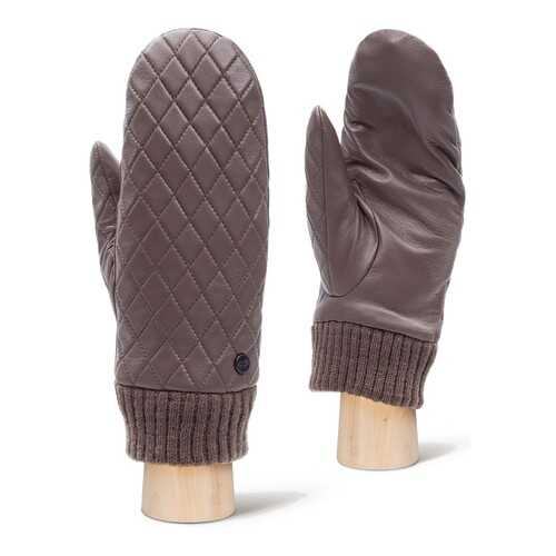 Варежки женские Labbra LB-0095 коричневые 7.5