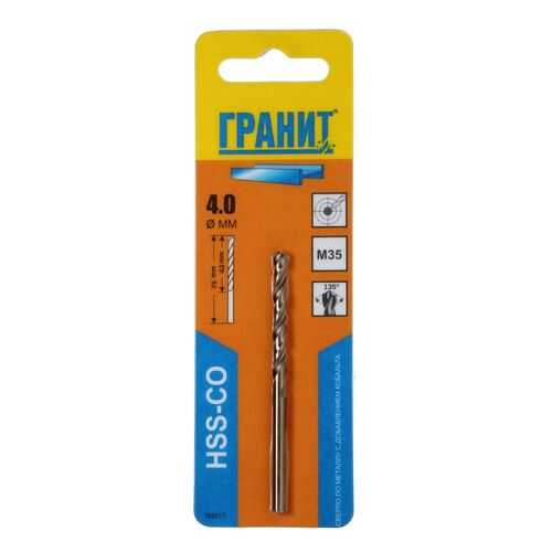 Сверло спиральное ГРАНИТ HSS-Co 165017