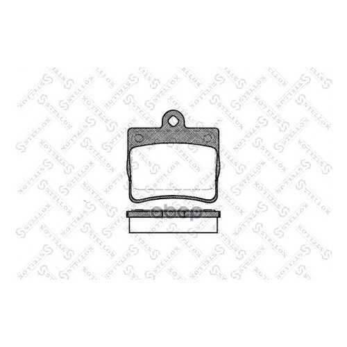 Комплект тормозных колодок Stellox 641000BSX