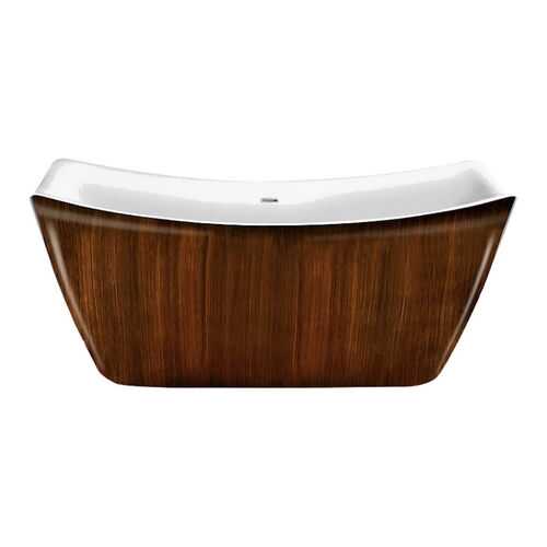 Акриловая ванна Lagard MEDA Brown Wood 170х78 см