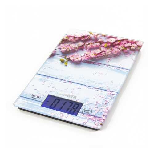 Весы кухонные Marta MT-1633 Blue/Flower